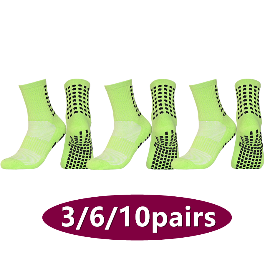 Sports Grip - 3/6/10 Pairs Men's Women's anti Slip