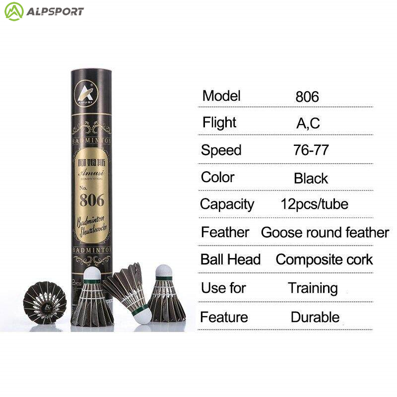 ALP 806 Badminton Shuttlecocks - Feather Shuttlecock 评论和价格