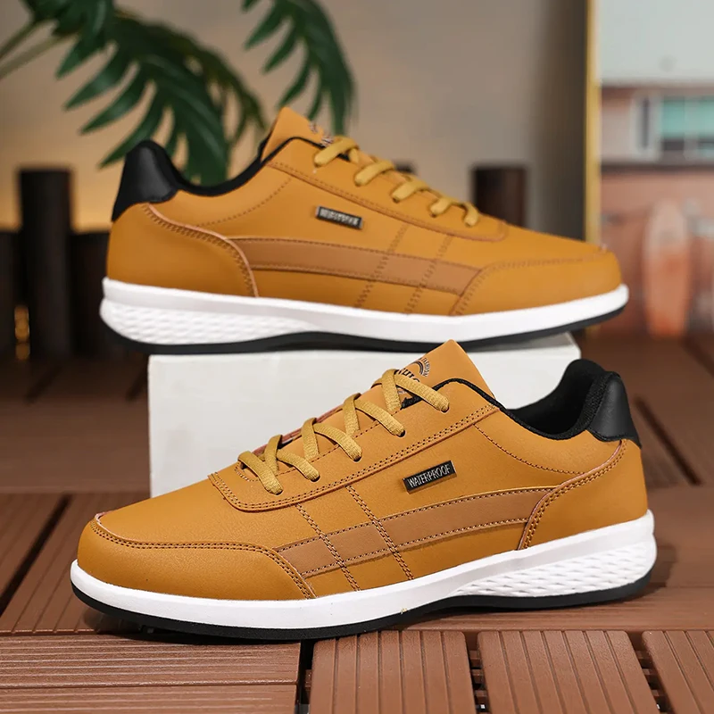 Leather PU Men's Shoes Sneaker - Badminton Shoes Men 评论和价格