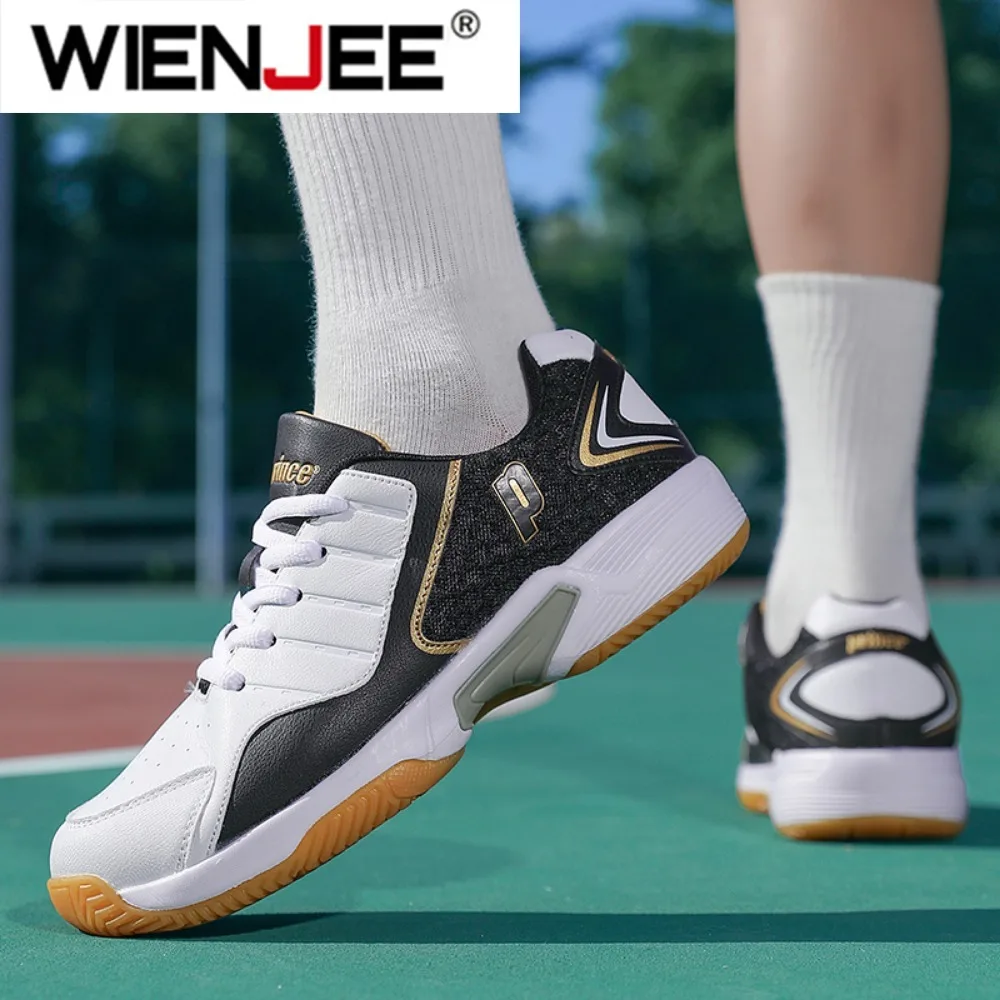 Professional Men Women Leather - Badminton Shoes 评论和价格