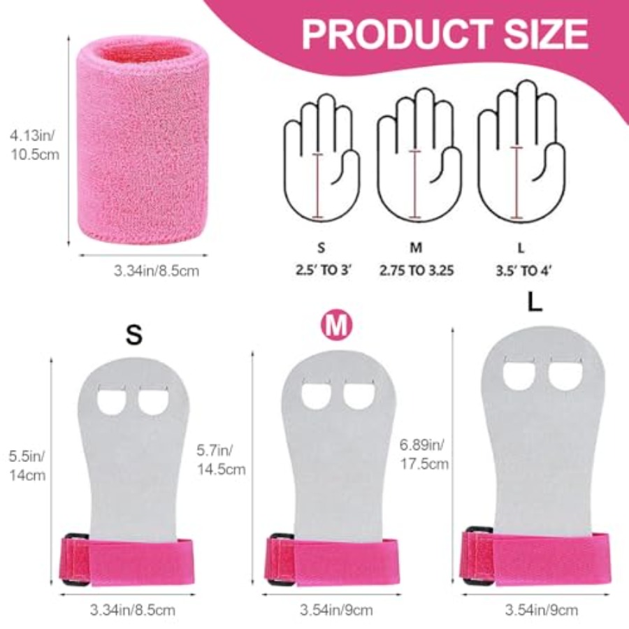 2PCS Gymnastics Hand Grips Glo - Sports Grip 评论和价格