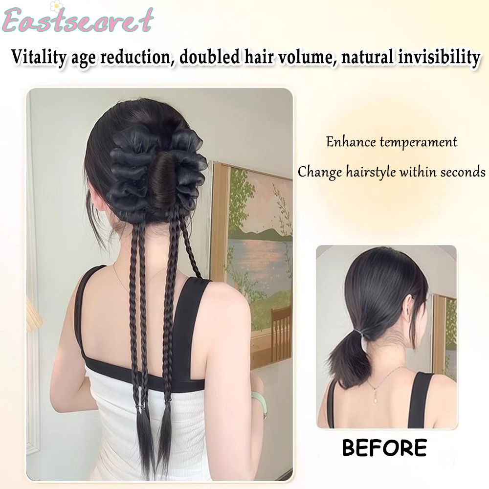 Black Bow Half-tie Hair Claw C - Feather Shuttlecock 评论和价格