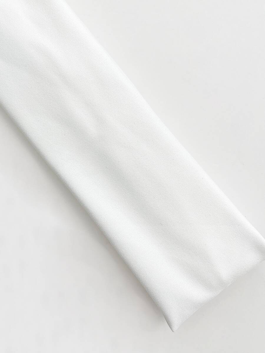 1pc Women's Solid Color Soft M - Badminton Materi 评论和价格