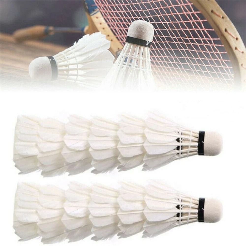 New White Goose Feather Badmin - Feather Shuttlecock 评论和价格